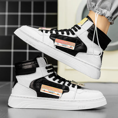 Zapatillas Altas Blancas Personalizables - Estilo Urbano Versátil - Image 5