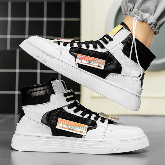 Zapatillas Altas Blancas Personalizables - Estilo Urbano Versátil - Image 5