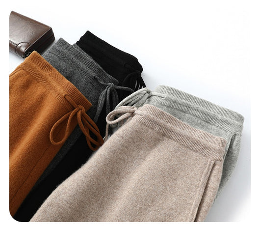 Pantalones Deportivos Casuales de Lana Gruesa Color Sólido para Hombre - Image 18