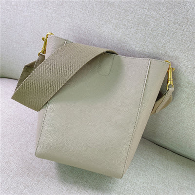 Bolso Bucket Crossbody de Cuero para Mujer - Image 5