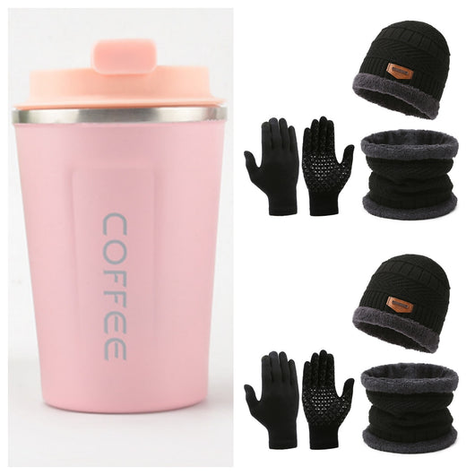Conjunto Invernal 3 en 1: Bufanda, Guantes y Gorro de Lana Térmica - Image 32