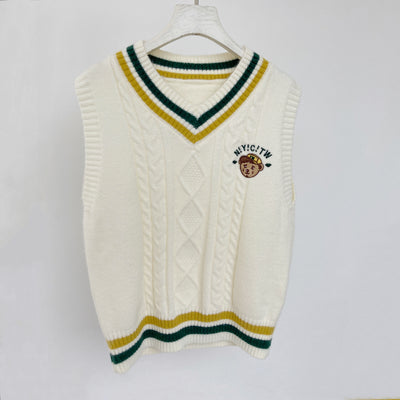 Cardigan Holgado Estilo Universitario para Mujer - Image 55