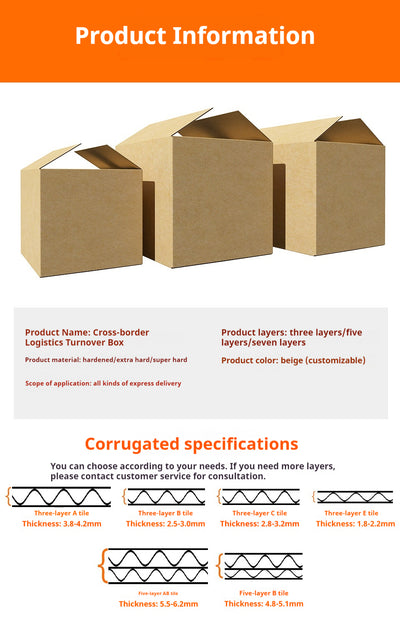 Caja de Cartón Reforzado de 5 Capas para Mudanzas y Envíos - Image 7