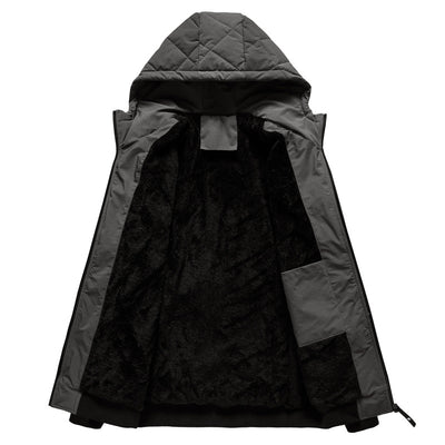 Chaqueta Térmica de Algodón con Capucha para Hombre - Image 4