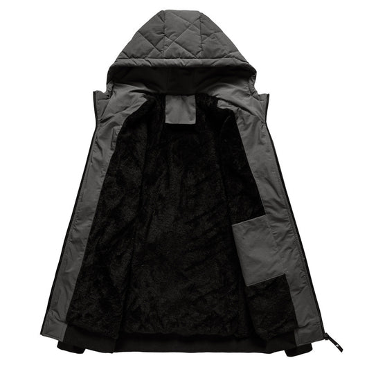 Chaqueta Térmica de Algodón con Capucha para Hombre - Image 4
