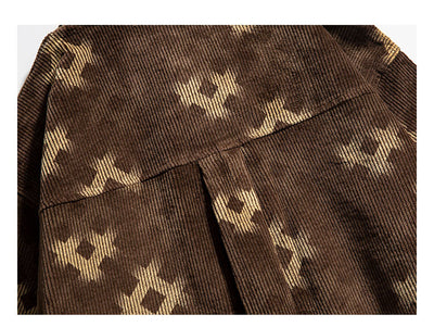 Camisa de Pana a Cuadros Marrón y Negro - Image 19