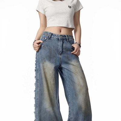 Jeans Degradado Retro Americano para Mujer - Estilo Urbano