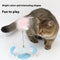 Juguete Interactivo para Gatos - Delfín Giratorio con Plumas y Ventosa