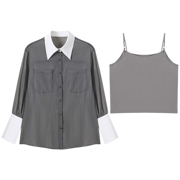 Conjunto Casual Elegante para Mujer - Blusa y Pantalón Coordinado - Image 3
