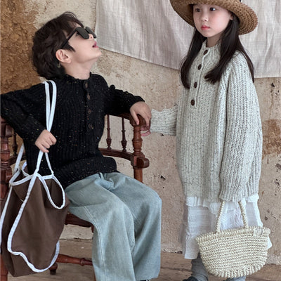 Suéter Infantil Retro Holgado - Diseño Chic Primavera - Image 5
