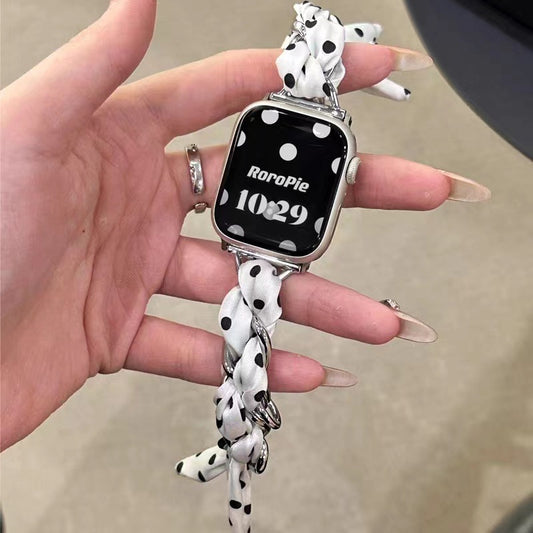 Bufanda Reloj con Cadena Metálica para Mujer