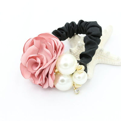 Cinta para el Cabello con Perla, Rosa y Camelia - Accesorio de Moda - Image 8