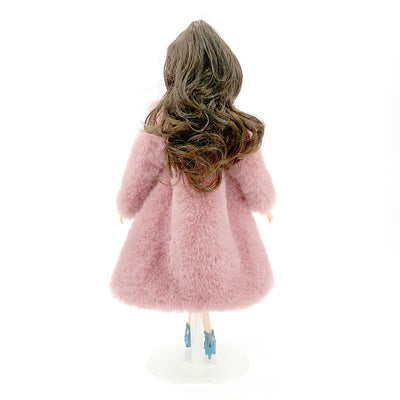 Abrigo de Peluche Elegante para Muñecas de Moda - Image 4