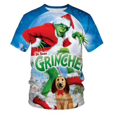 Playera Navideña Personalizada para Hombre con Impresión 3D Digital - Image 16
