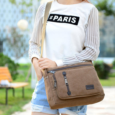 Bolsa Mensajera Retro Hombre con Diseño de Capas - Image 35