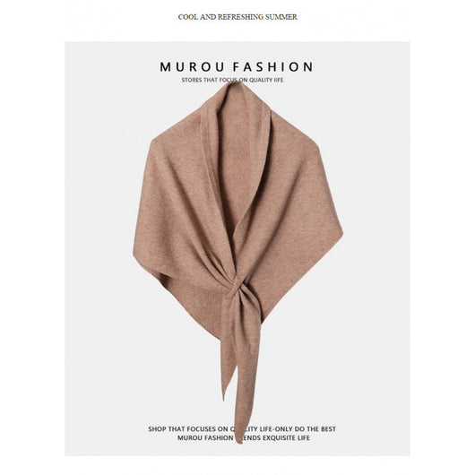 Pañoleta Triangular de Lana Pura para Otoño e Invierno - Image 18