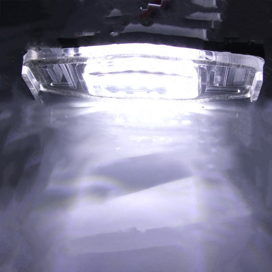 Luces LED Minimalistas para Placas Vehiculares
