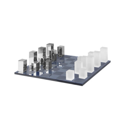 Tablero de Ajedrez de Cristal Electrochapado Frosted - Ornamento Moderno y Elegante - Image 4