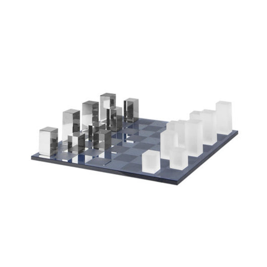 Tablero de Ajedrez de Cristal Electrochapado Frosted - Ornamento Moderno y Elegante - Image 4