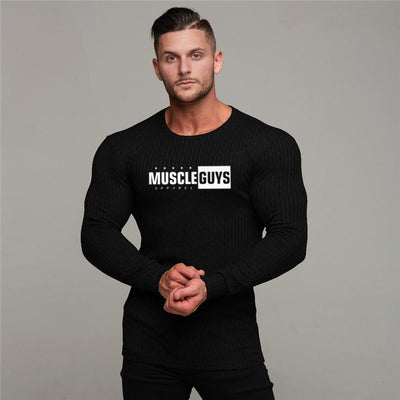 Camiseta Slim Fit Tejida Cuello Redondo para Hombre - Image 14