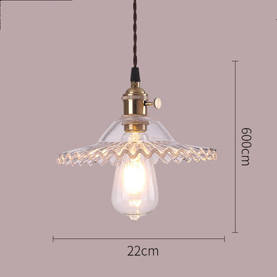 Lámpara Colgante Cristal Minimalista Estilo Shanghai Retro - Image 2