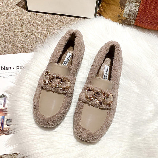 Pantuflas Invierno Mujer con Suela Gruesa y Forro de Terciopelo - Image 11