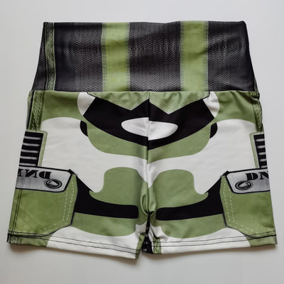 Shorts Deportivos Cintura Alta Camuflaje Militar para Mujer - Image 3