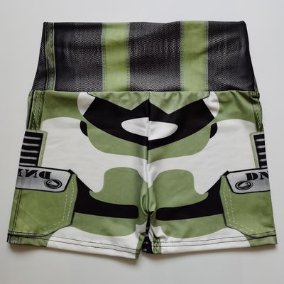 Shorts Deportivos Cintura Alta Camuflaje Militar para Mujer - Image 8