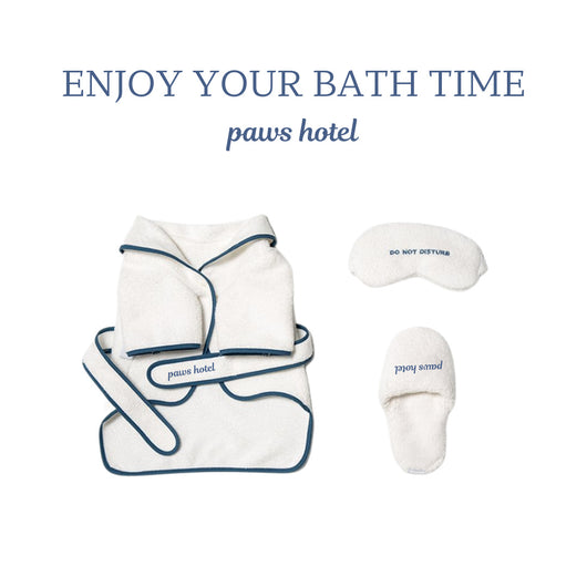 Bata de Baño para Mascotas con Diseño Hotel Chic - Pijama Fotográfico - Image 18