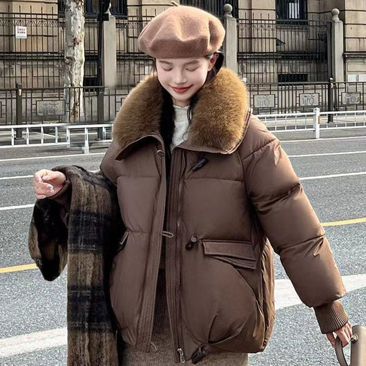 Chaqueta Puffer Estilo Coreano con Solapas Sueltas - Image 18