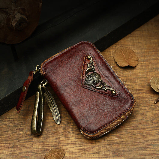 Llavero de Cuero Genuino para Hombre - Diseño Artesanal Personalizado - Image 2