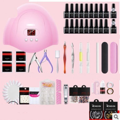 Kit Completo de Esmalte Gel UV para Manicura DIY - Lámpara 36W - Image 9