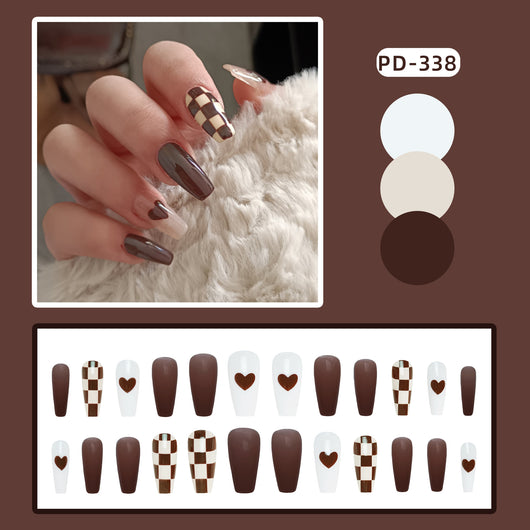 Uñas Postizas Adhesivas Efecto Ballet Esmerilado - Manicura Perfecta Lista para Usar - Image 30