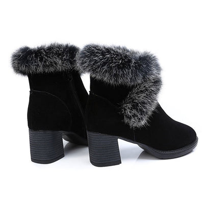 Botas de Nieve para Mujer con Forro de Conejo y Plantilla Térmica - Image 6