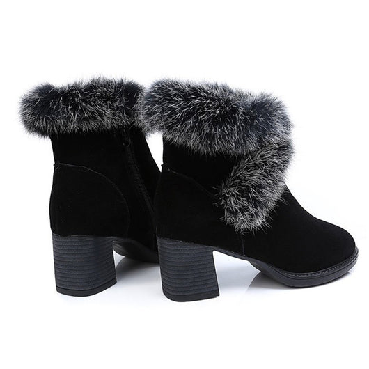 Botas de Nieve para Mujer con Forro de Conejo y Plantilla Térmica - Image 6