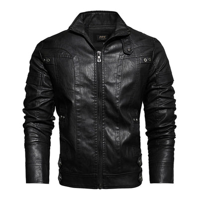 Chaqueta Retro de Cuero Sintético PU - Image 9