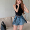 Jeans de Talle Alto Ajustables con Corte Versátil para Mujer