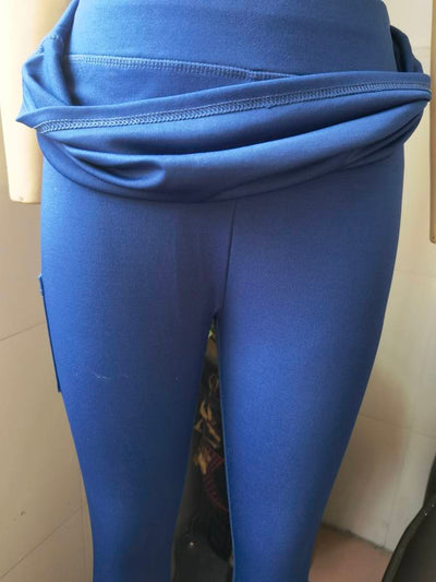 Leggings Capri Deportivos con Falda y Bolsillos para Mujer - Image 18