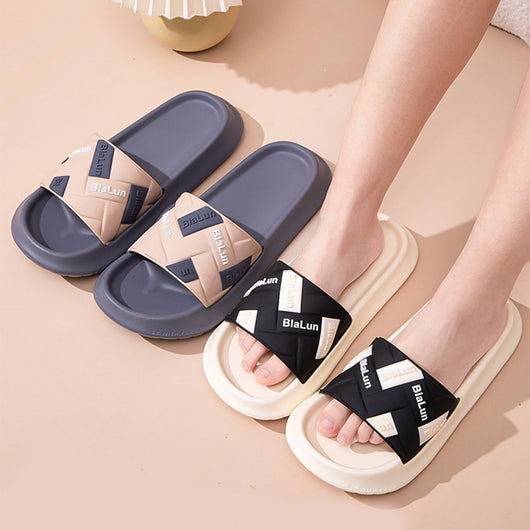 Pantuflas de Bloques de Color para Parejas - Cómodas Zapatillas de Casa con Suela Antideslizante - Image 4