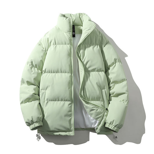 Chaqueta Acolchada de Plumas para Hombre con Cuello Alto - Image 14