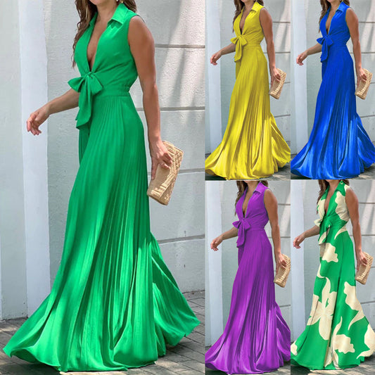 Jumpsuit Mujer Cuello V Suelto con Estampa - Diseño Moderno y Versátil