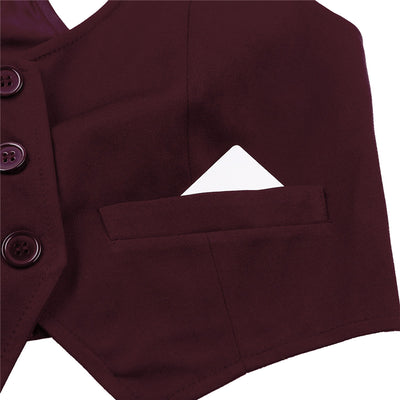 Chaleco Ajustado de Cuello V con Botones para Mujer - Image 18