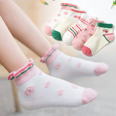 Calcetines de Algodón Transpirable para Bebé - Comodidad de Verano - Image 6