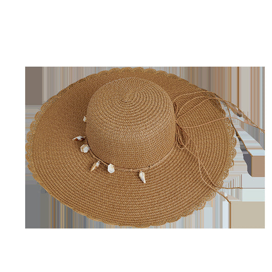 Sombrero de Playa con Ala Ancha y Encaje - Protección Solar Versátil - Image 3