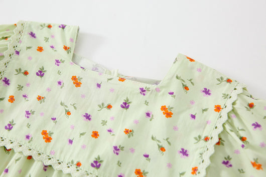 Vestido Infantil Estilo Occidental con Flores - Image 23