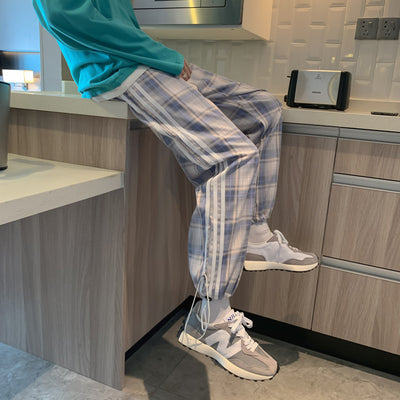 Pantalones a Cuadros Hombre - Pantalón Casual Suelto Estilo Verano - Image 3