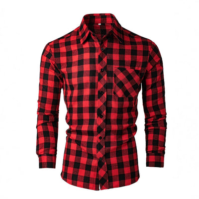 Camisa Casual Estampada Slim Fit con Solapa - Image 4