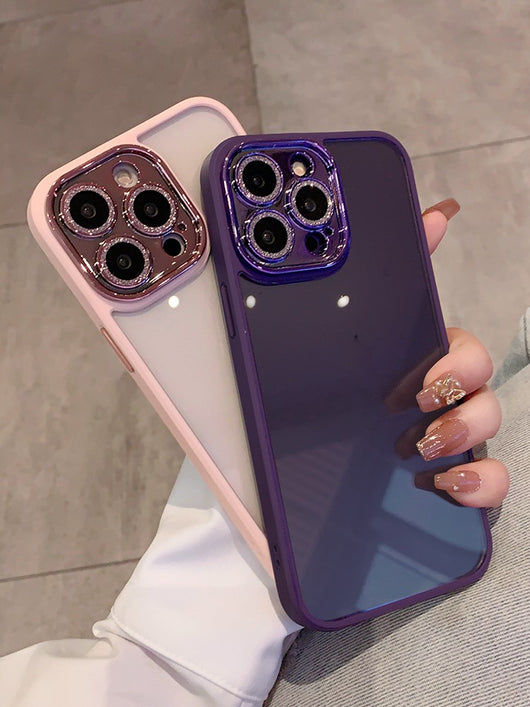 Funda Protectora Morada Oscura Anti-caídas para Celular - Marca Premium - Image 3