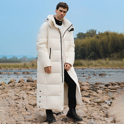 Chaqueta Larga Versátil para Hombre - Diseño Moderno y Combinable