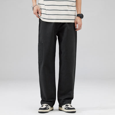 Pantalones de Trabajo Casuales Holgados en Algodón para Hombre - Image 8